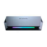 D-Link DMS-106XT Switch Multigigabit para Gaming, 5 Puertos LAN 2.5 Gigabit, 1p LAN 10 Gigabit, sin gestión, diseño avanzado con Leds, Turbo Mode, IGMP Snooping, priorización Inteligente