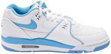 NIKE Air Flight '89 Low, Sneaker Hombre, White University Blue Black, 43 EU