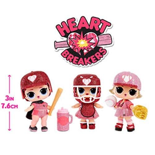 L.O.L. Surprise! All-Star Colección Deporte Serie 1, Equipo de béisbol con 12 muñecas, Más de 90 sorpresas, tarjetas coleccionables, ropa y accesorios, Edad: 3+ años , Exclusivo en Amazon