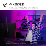 LG 24GS65F-B - Monitor Ultragear, 24", Pantalla IPS, (1920x1080), 16:9, 180 Hz, 1ms Black Stabilizer, G-Sync Compatible y FreeSync, Negro