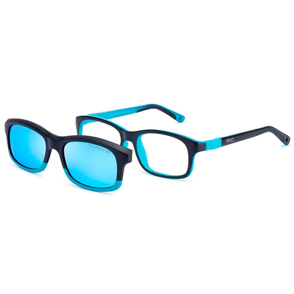 NANOVISTA Arcade SC 3.0 Gafas, Bicolor Negro Mate/Turquesa, 48 Unisex Adulto