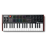 Akai Professional MPK Mini Plus - Teclado Controlador MIDI USB de 37 Mini Teclas con 8 Pads MPC, Secuenciador, MIDI/CV/Gate I/O, Software de Producción y Native Instruments Sound Package