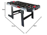 Sport1 Air Hockey Next Vertical. Mesa Plegable de Hockey. Air Mini con Ventilador de 12 V. Mesa de Hockey de Aire Que Ahorra Espacio. Medidas: 121 x 60 x 76 cm. Incluye 2 perillas y 2 Discos. con