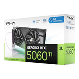 PNY GeForce RTX™ 5060 Ti 8GB Overclocked Dual Fan GPU DLSS 4