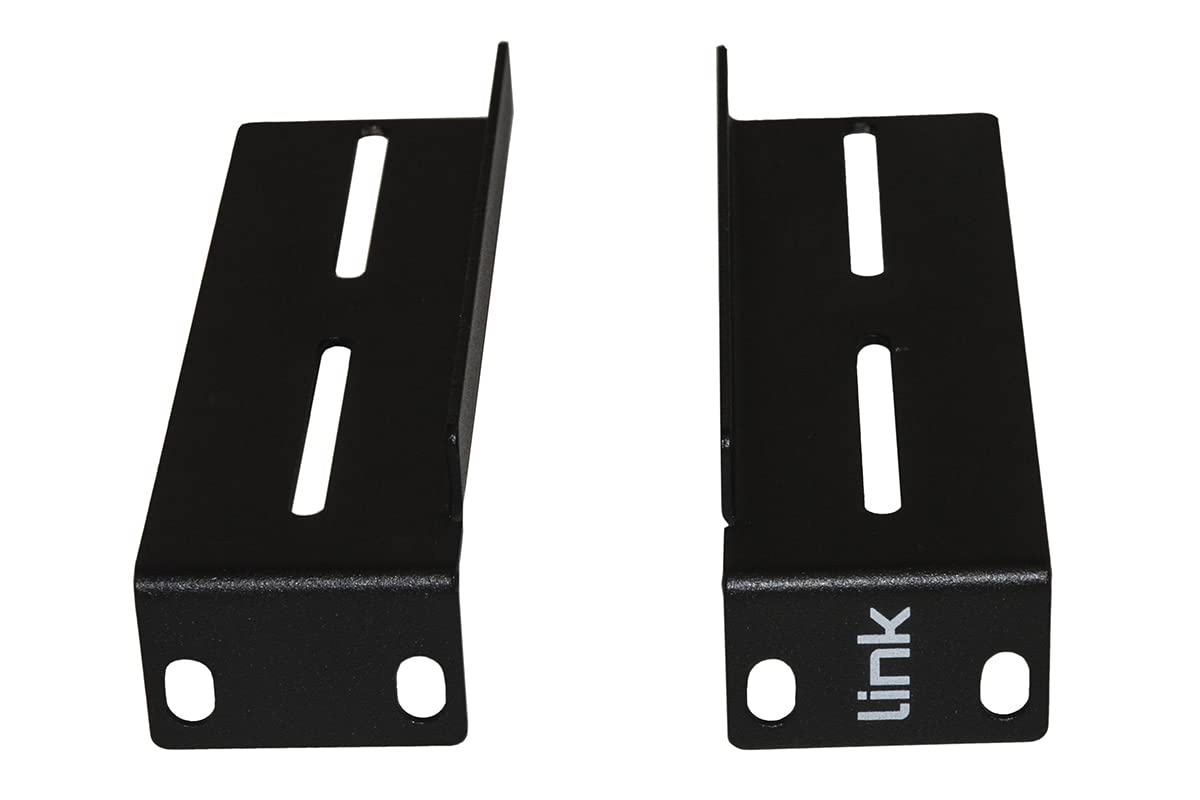 LINK LK24LC3P - Panel de fibra óptica de 19 pulgadas con 24 adaptadores LC Duplex OM3 de profundidad de 250 mm con pedal instalados color negro
