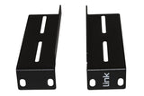 LINK LK24LC3P - Panel de fibra óptica de 19 pulgadas con 24 adaptadores LC Duplex OM3 de profundidad de 250 mm con pedal instalados color negro