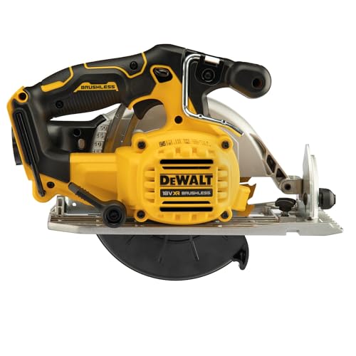 DeWalt DCS565NT-XJ Sierra Circular 18V XR, Motor sin Escobillas, LED Integrado, Hoja Metal Duro, Guía Paralela