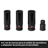 Einhell Atornillador impacto con batería TP-CW 18/750-C Li BL-Solo Power X-Change (18V, par 750Nm, par de aflojamiento 1000Nm, brushless, recepción cuadrada exterior, sin batería)