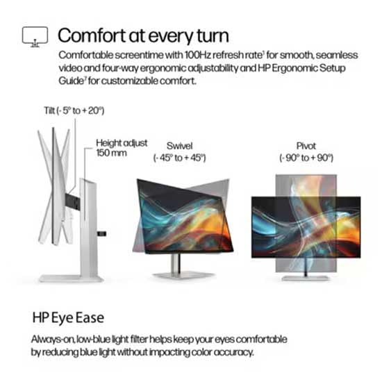 Hp Monitor 724pn WUXGA 24" 100 Hz