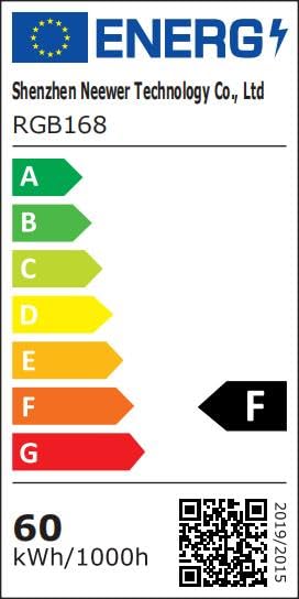 NEEWER 18,3" Panel de Luz Video Luz LED Foco RGB con Control App, 360° a Todo Color, 1 Paquete 60W 2500K ~ 8500K Panel RGB CRI/TLCI 97+ con 17 Efectos para Juegos Youtube Iluminación Fotografía