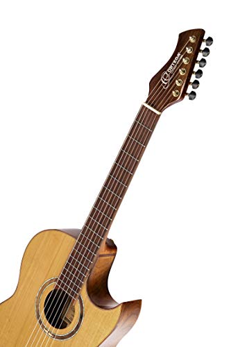 ORTEGA Ben Woods Signature Guitar Clavijero invertido Nylon 6 Cuerdas y funda Ben Woods Fishman-ORTEGA Clasica Blend System con salida XLRFLAMETAL-TWO