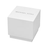 Michael Kors Reloj Harlowe para Mujer, Movimiento de Cuarzo a Tres Agujas con Correa de Acero Inoxidable o Piel, 33 mm, Tono Dorado y Tono Plateado