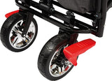 Small Foot Carrito Plegable con Techo Desmontable, protección contra Lluvia, Frenos, asa Regulable y máx. 80 kg, 12729, Color Coloured