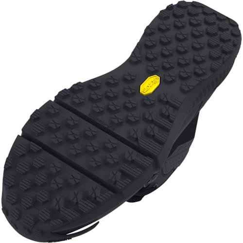 Under Armour Mens Charged Valsetz Waterproof Zip Walking Boots, Black Black Jet Gray, 44 EU
