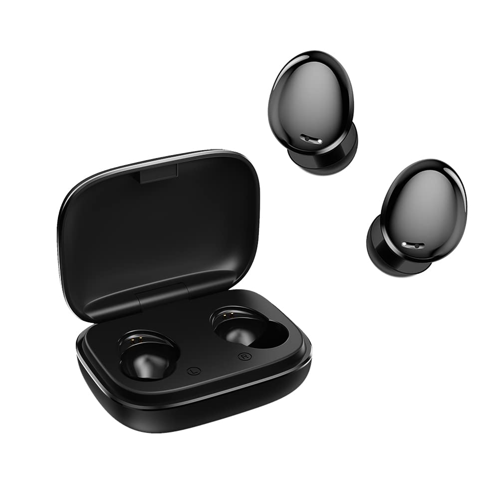 Langbbo Auriculares Bluetooth 5.1 inalámbricos, Auriculares Intra-Auriculares con Mic, Reducción del Ruido de Las Llamadas, Control táctil, Impermeable IPX7, 3D Hi-Fi Sonido estéreo.