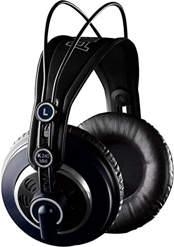 AKG K240 MKII - Semi Open - Auriculares de diadema semi-abiertos, color negro