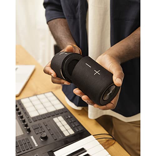 Hama | Altavoz Bluetooth Twin 3.0 (Altavoz Inalámbrico, Gran Potencia, Resistente al Agua IP67, Se Puede Dividir en 2 Altavoces Individuales) Color Negro