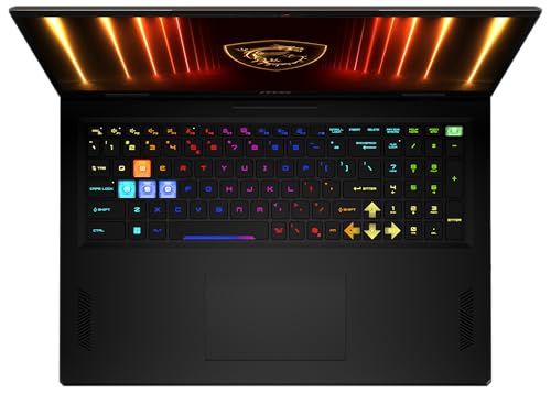 MSI Vector A18 HX Gaming Laptop de 18" QHD+ Pantalla de 240 Hz, AMD Ryzen 9 9955HX, NVIDIA GeForce RTX 5070 Ti, 32 GB DDR5, 1TB SSD, Windows 11 Home, Teclado QWERTZ, A9WHG-081