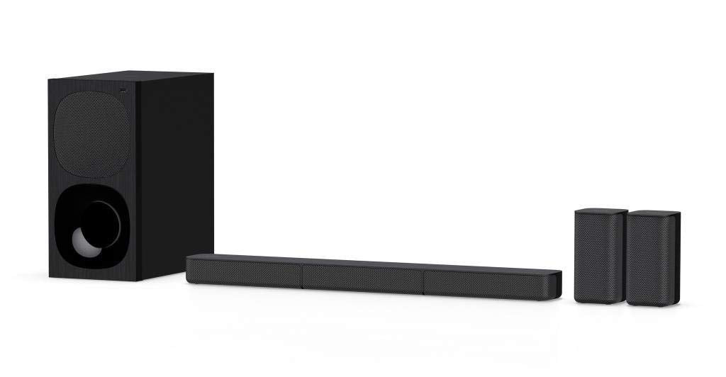 Sony HT-S20R 5.1 Barra de sonido para TV Dolby Surround con subwoofer con cable y parlantes traseros, negro