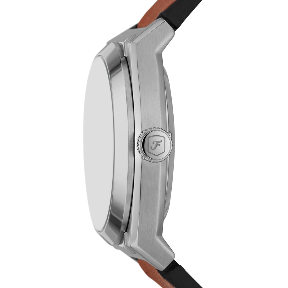 Fossil Reloj Analógico para Hombre de Automático con Correa en Cuero ME3261, Verde Esmeralda
