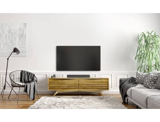 Denon Home Sound Bar 550 - Barra de Sonido compacta para Cine en casa con Dolby Atmos, DTS:X, WLAN, Bluetooth, AirPlay 2, HEOS Built-in, HDMI eARC, 4K Ultra HD, Dolby Vision, HDR10