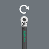 Wera 05075622001 Llave dinamométrica con carraca reversible Click-Torque C 3, 1/2", 40-200 NM
