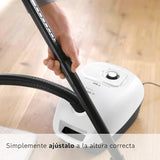 Bosch - Aspirador con Bolsa, Serie 4, Volumen XL de Bolsa de Polvo, Boquilla para Ranuras y tapicería, Blanco, BGB41WH1