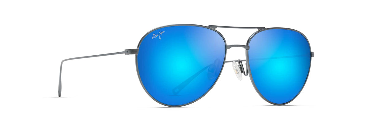 Maui Jim Walaka Gafas, Dove Grey, 58-16-140 Unisex Adulto