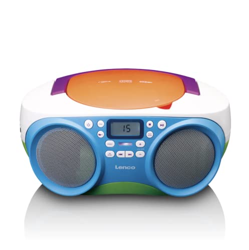 Lenco SCD de 41 – Radio portátil con CD, MP3, USB, Aux-In