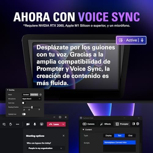 Elgato Prompter XL - Teleprompter Profesional con Pantalla Desmontable, Monitor videoconferencia, para cámaras DSLR, mirrorless, Studio - conexión USB‑C 3.2, para PC & Mac