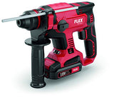 Flex CHE 18.0-EC/5.0 461768 - Juego de martillo perforador (18 V, 5 Ah, 1,7 J, velocidad de ralentí 0-1400 /min, velocidad de impacto en vacío 0-4500 /min, SDS-plus)
