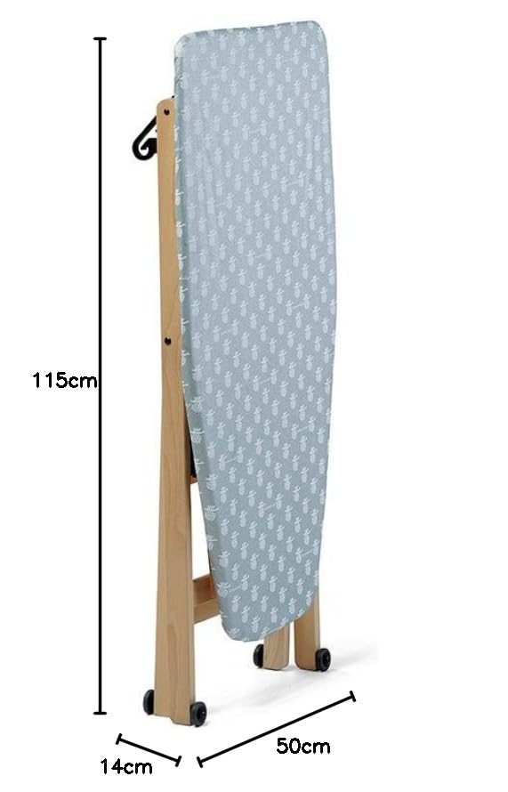 Foppapedretti Assai Tabla de Planchar, Natural, Dimensiones abiertas: H 85/88/91 | P 50 | L 123 cm