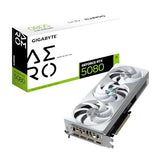 Gigabyte GeForce RTX 5080 Aero OC SFF 16G Tarjeta Gráfica - 16GB GDDR7, 256 bits, PCI-E 5.0, 2730MHz Core Clock, 3 x DisplayPort, 1 x HDMI, GV-N5080AERO OC-16GD