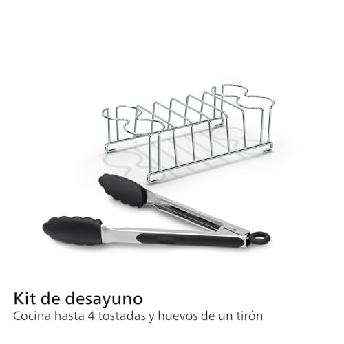 Philips Airfryer Dual Basket Serie 3000, 9L, Freidora de aire con 2 cestas, Kit Desayuno, Tecnología Rapid Air, 99% menos de grasa, ahorro de energía, ideal para familias, App HomeID (NA350/03)