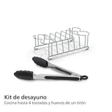 Philips Airfryer Dual Basket Serie 3000, 9L, Freidora de aire con 2 cestas, Kit Desayuno, Tecnología Rapid Air, 99% menos de grasa, ahorro de energía, ideal para familias, App HomeID (NA350/03)