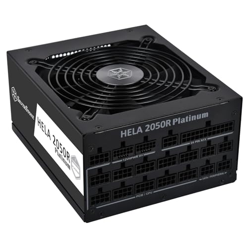 SilverStone Technology HELA 2050R Platinum-FA ATX Totalmente Modular Cybenetics Platinum 2050W ATX 3,0 y PCIe 5,0, SST-HA2050R-PM
