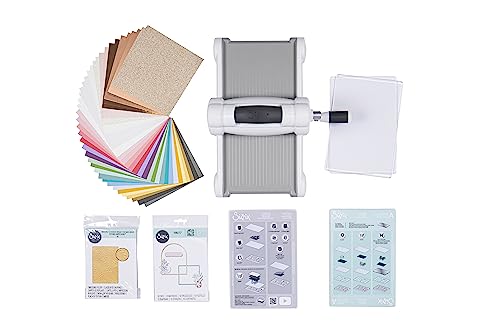 Kit para principiantes de troquelado y estampado manual Sizzix Big Shot (6 pulgadas) | Fabricación de tarjetas, manualidades con papel, álbumes de recortes