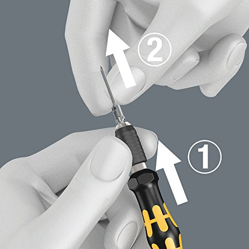 Poche pliante avec embouts de 44 mm de long Kraftform Kompakt Micro-Set ESD/21