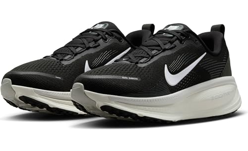 NIKE W Vomero 18, Sneaker Mujer, Black/Summit White/Coconut Mil, 44 EU