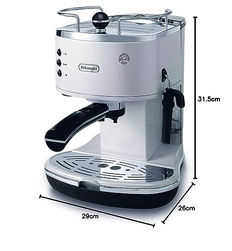 DeLonghi Eco 311 - Cafetera automática, 1100 W, 1.4 L, color plateado