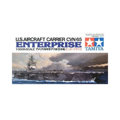 Tamiya 300078007 - Maqueta del portaaviones US CVN-65 Enterprise (escala: 1:350)
