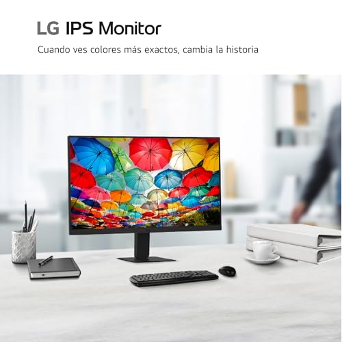 LG 24U631A-B - Monitor 23.8'', Panel IPS, (2560 x 1440), 100 Hz, 5ms (GtG), WebOS23, sRGB 99%, QHD, Ajuste en Inclinación (Eje Horizontal), Negro