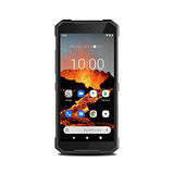 Hammer H EXPLORER PRO 5,7" IPS Teléfono Celular al Aire Libre, teléfono Inteligente estándar Militar, Mega batería 5000mAh con Carga rápida, 48MP, eSIM, NFC, LTE 4G, IP69, Dual SIM, Android 10 - Plata