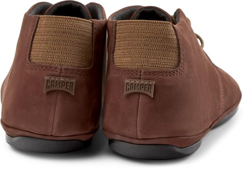 Camper Right Nina K400221, Botines con Cordones Mujer, Marrón Medio 037, 39 EU