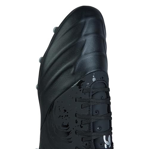 Canterbury Phoenix Genesis Pro, Botas Unisex Adulto, Negro/Metálico Plateado, 40 EU