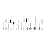 Villeroy & Boch Neufaden Merlemont Cubertería para hasta 12 personas, 113 piezas, Acero inoxidable