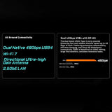 GIGABYTE Placa Base X870 AORUS Elite WIFI7 - Compatible con CPUs AMD Ryzen 9000, VRM de 16+2+2 Fases, hasta 8000MHz DDR5 (OC), 3xPCIe 5.0, Wi-Fi 7, LAN 2.5GbE, USB 4