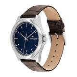 Tommy Hilfiger Reloj Analógico de Cuarzo para hombre con Correa en silicona y en piel