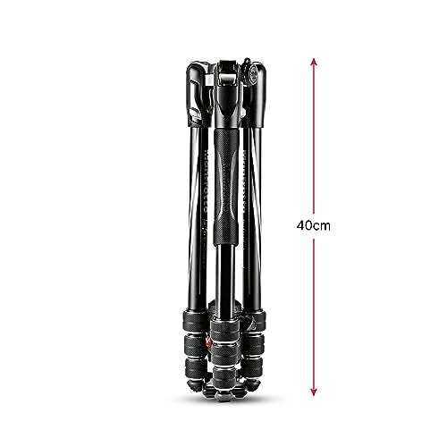 Manfrotto Travel Kit: Tripod + Backpack, Trípode de viaje de aluminio,