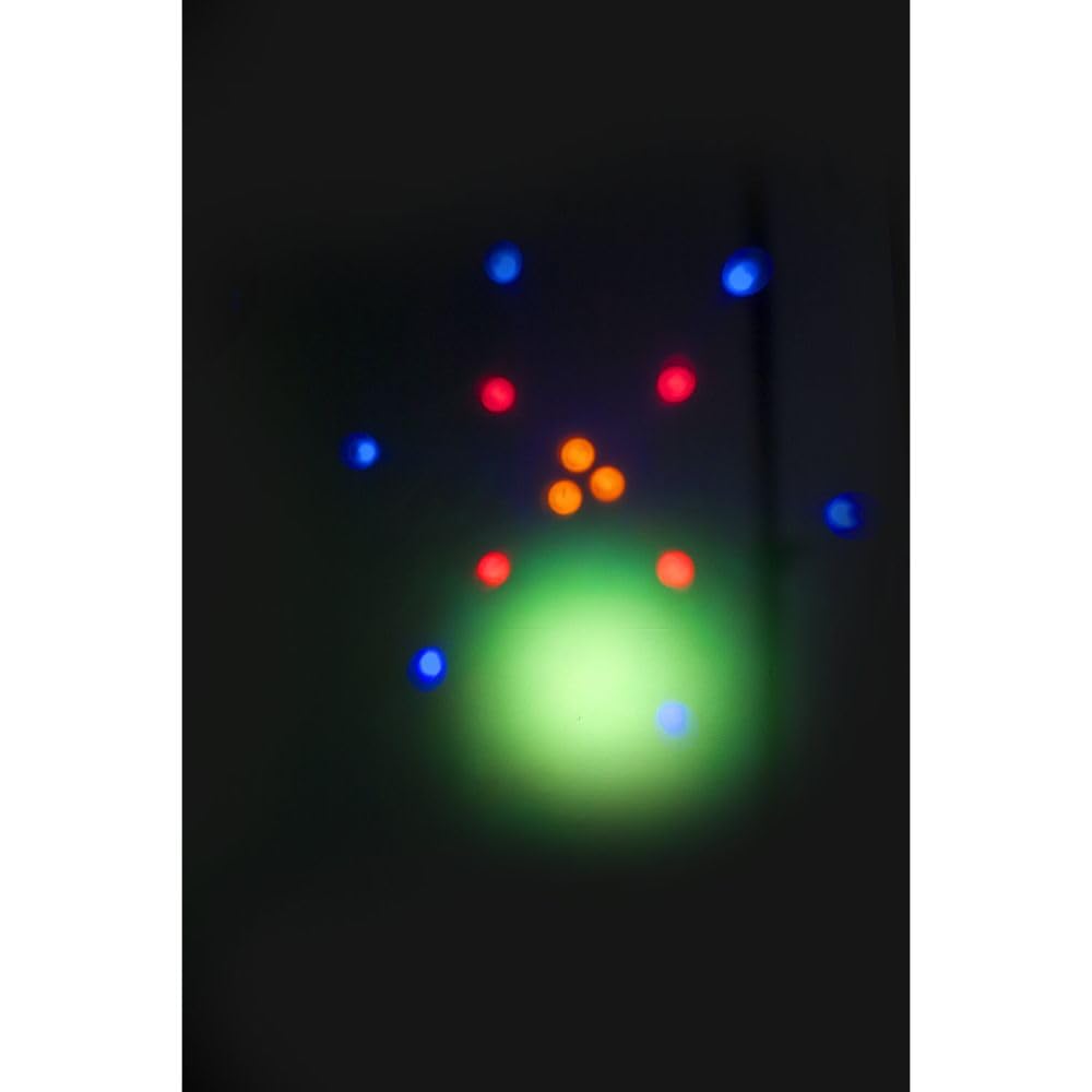 Ibiza - DJLIGHT60 - Soporte de luces con 2 proyectores PAR RGBB & 2 MOON FOWER RGBBBA - Pack LED 4 en 1